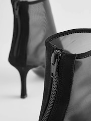 Black Forever Comfort® Sheer Mesh Shoe Boots - Image 4 of 5
