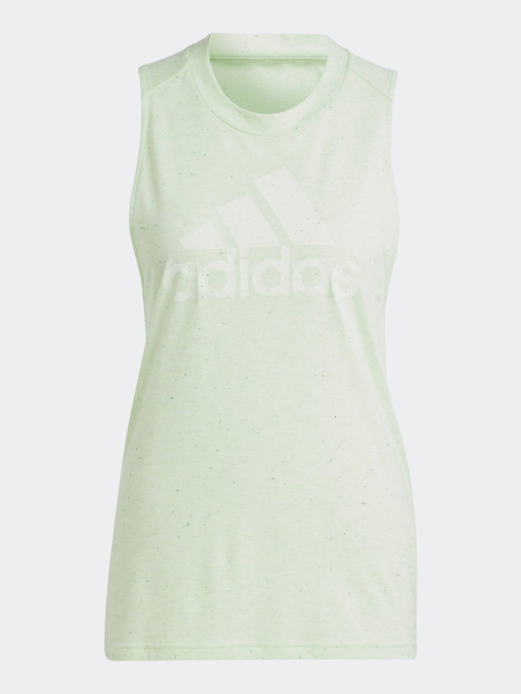 adidas Green Sportswear Future Icons Winners 3.0 Tank Top - Image 7 of 7