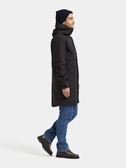 Didriksons Black Kenny Waterproof Coat - Image 4 of 6