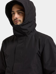 Didriksons Black Kenny Waterproof Coat - Image 5 of 6