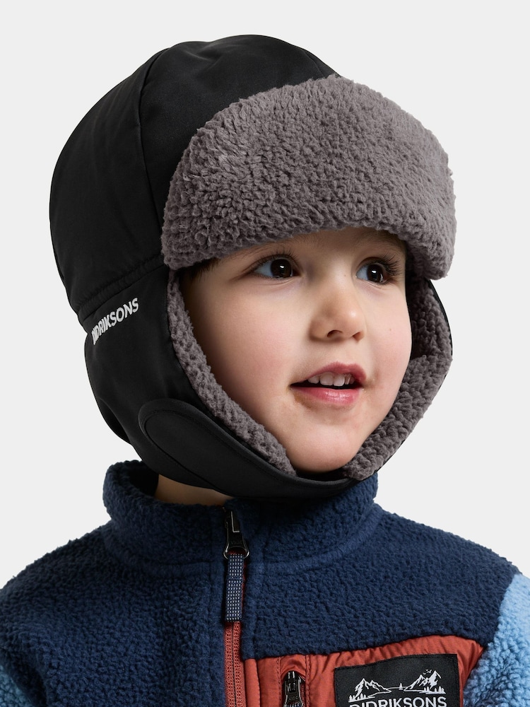Didriksons Black Biggles Waterproof Hat - Image 1 of 1