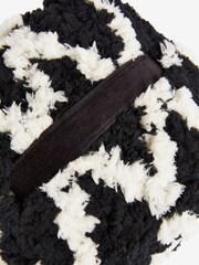 Black Geometric Berber Doorstop - Image 3 of 3