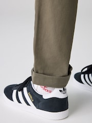adidas Originals Black/White Junior Gazelle Trainers - Image 3 of 13