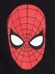 هودي بتصميم شخصية Marvel Spiderman بسحَّاب كامل بطبعة 1962 على الظهر - صورة 8 من 9