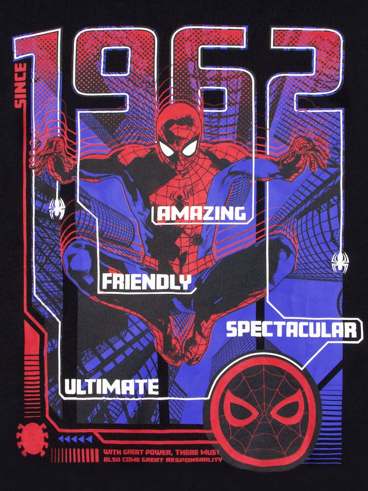 هودي بتصميم شخصية Marvel Spiderman بسحَّاب كامل بطبعة 1962 على الظهر - صورة 9 من 9 هودي بتصميم شخصية Marvel Spiderman بسحَّاب كامل بطبعة 1962 على الظهر - صورة 9 من 9