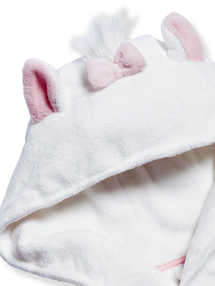 Character White Disney Aristocats Marie Fleece Dressing Gown - Image 9 of 9 Character White Disney Aristocats Marie Fleece Dressing Gown - Image 9 of 9