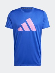 adidas Blue Run It T-Shirt - Image 13 of 14