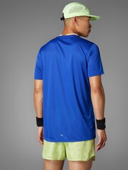 adidas Blue Run It T-Shirt - Image 2 of 14