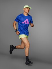 adidas Blue Run It T-Shirt - Image 3 of 14