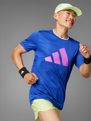 adidas Blue Run It T-Shirt - Image 4 of 14
