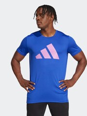 adidas Blue Run It T-Shirt - Image 6 of 14