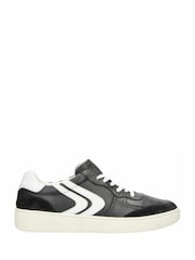 Novo Black RILEY Leather Lace Up Trainers - Image 2 of 4
