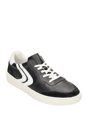 Novo Black RILEY Leather Lace Up Trainers - Image 3 of 4