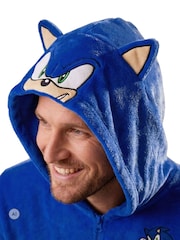 Forro polar de Sonic The Hedgehog con orejas en 3D en la capucha de Character - Imagen 8 de 10