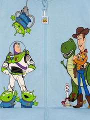 Character Blue Disney Toy Story Zip Through Hoodie With Back Print Logo - Image 11 of 11