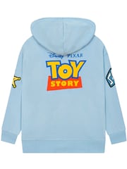 Character Blue Disney Toy Story Zip Through Hoodie With Back Print Logo - Image 2 of 11