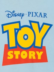 Character Blue Disney Toy Story Zip Through Hoodie With Back Print Logo - Image 4 of 11