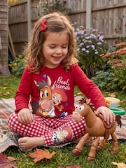 Character טייץ וחולצה עם כיתוב Best Friends ודמויות Jessie ו-Bullseye מ-Toy Story של Disney - תמונה 2 מתוך 11