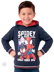 Character Blue Marvel  Ghost Spider Spin and Spidey Hoodie - Image 4 of 9