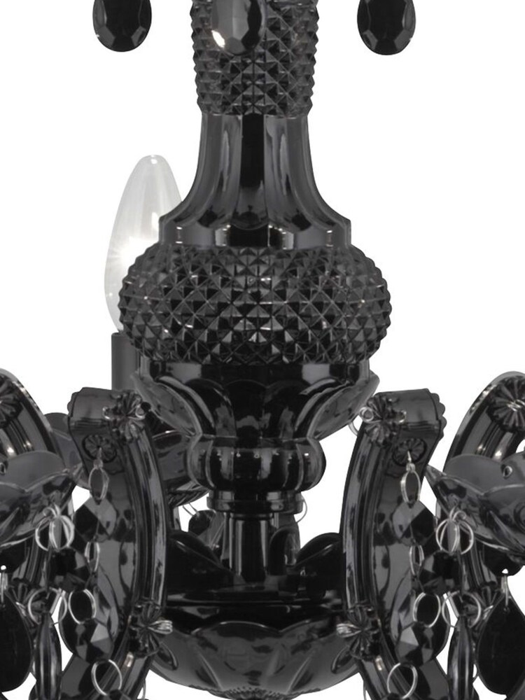 Searchlight Black Lillie Black 8Lt Pendant Ceiling Light - Image 3 of 3