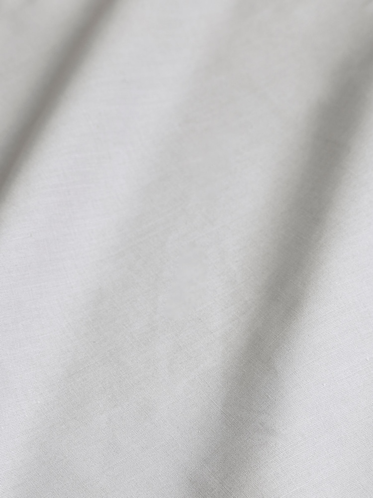 Grey Easy Care Polycotton Plain Duvet Cover and Pillowcase Set - Image 5 of 7