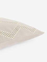 Grey Chevron Bobble 50 x 50cm Cushion - Image 5 of 5