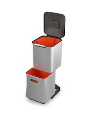 Joseph Joseph Silver Totem Compact 40L Waste Separation And Recycling Unit Bin - Image 3 of 4
