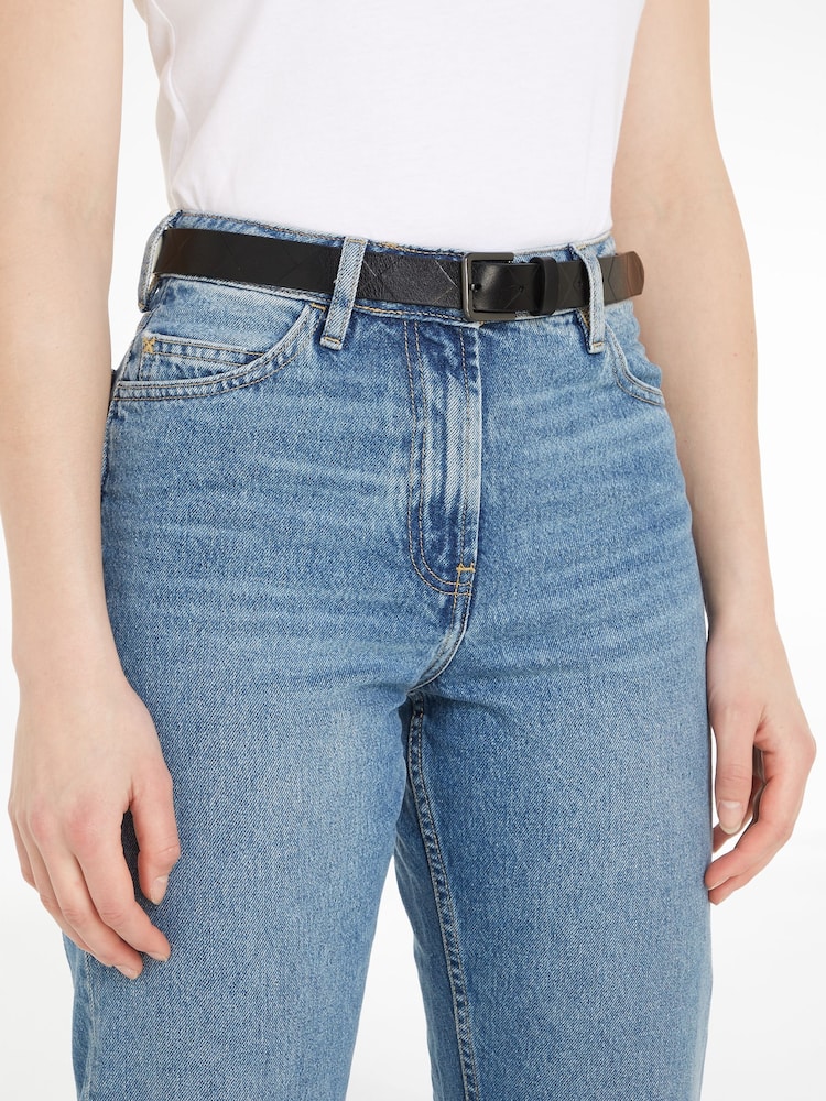 Calvin Klein Quilt Square Black Belt - Image 4 of 4