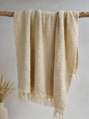 French Connection Cream Savannah Boucle Throw - Image 1 of 4