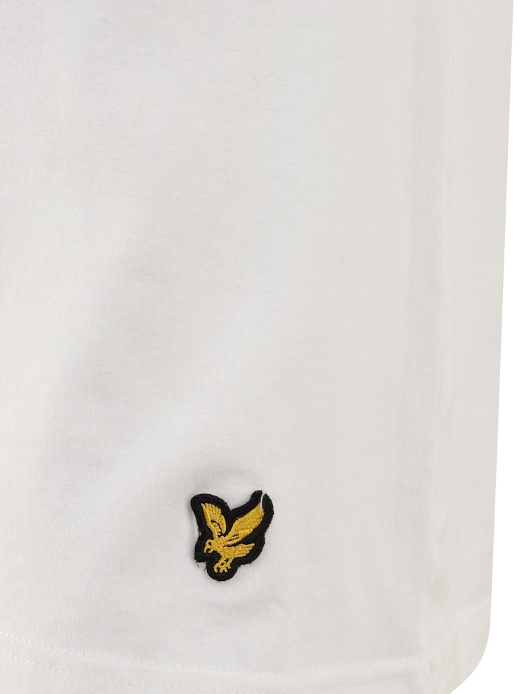 Lyle & Scott White Lounge T-Shirts 3 Pack - Image 3 of 3 Lyle & Scott White Lounge T-Shirts 3 Pack - Image 3 of 3