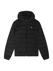 Lyle & Scott Black Boys Padded Hooded Jacket - Image 2 of 6