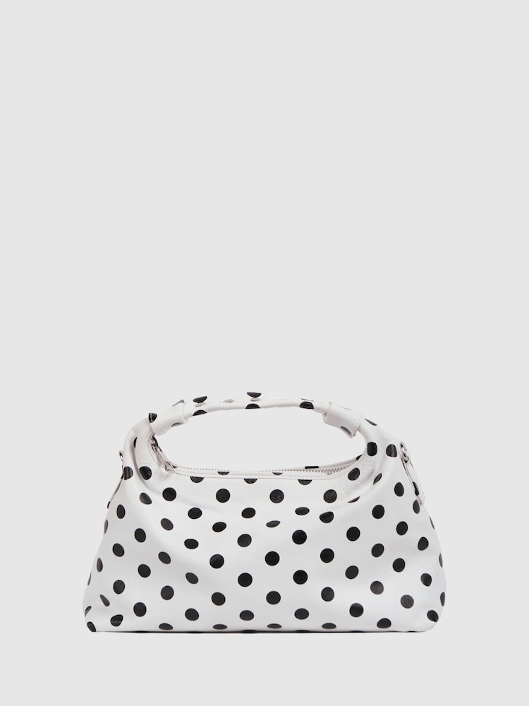 NÚNOO White Dandy Buckle Polka Bag - Image 1 of 2 NÚNOO White Dandy Buckle Polka Bag - Image 1 of 2