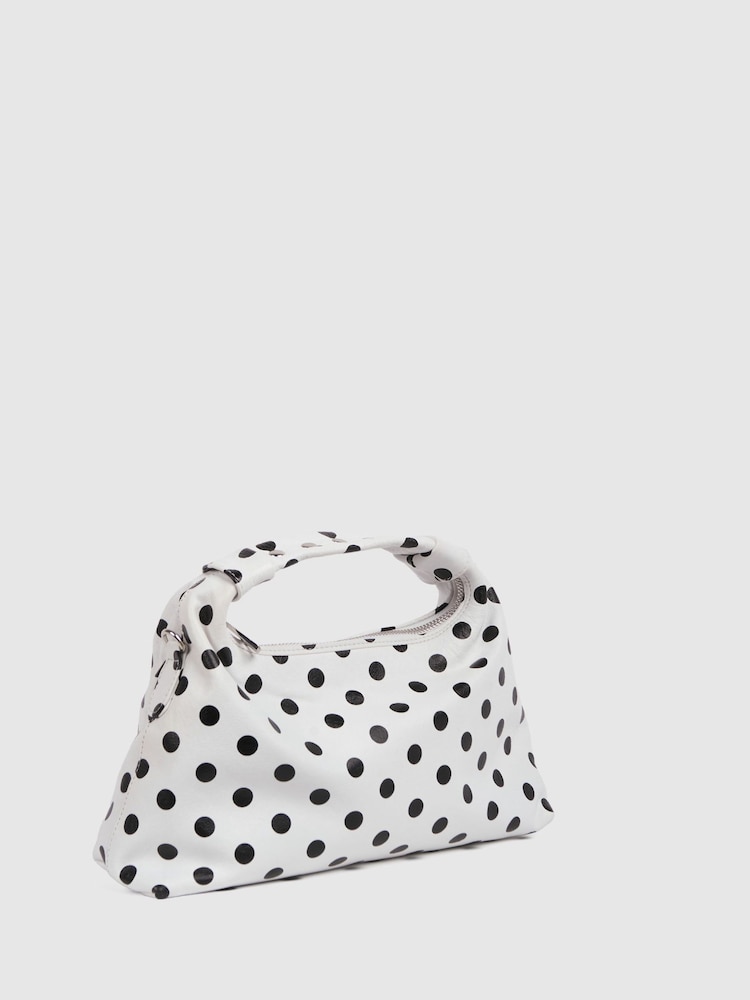 NÚNOO White Dandy Buckle Polka Bag - Image 2 of 2 NÚNOO White Dandy Buckle Polka Bag - Image 2 of 2