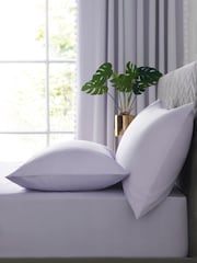 Lilac Purple Easy Care Polycotton Fitted Sheet - Image 1 of 5
