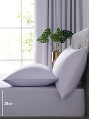 Lilac Purple Easy Care Polycotton Fitted Sheet - Image 3 of 5