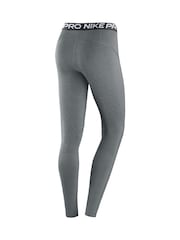 Nike Grey Pro Mid Rise Mesh Panelled Leggings - Image 7 of 7