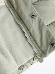 Sage Green Baby Puffer Coat (0mths-2yrs) - Image 6 of 7
