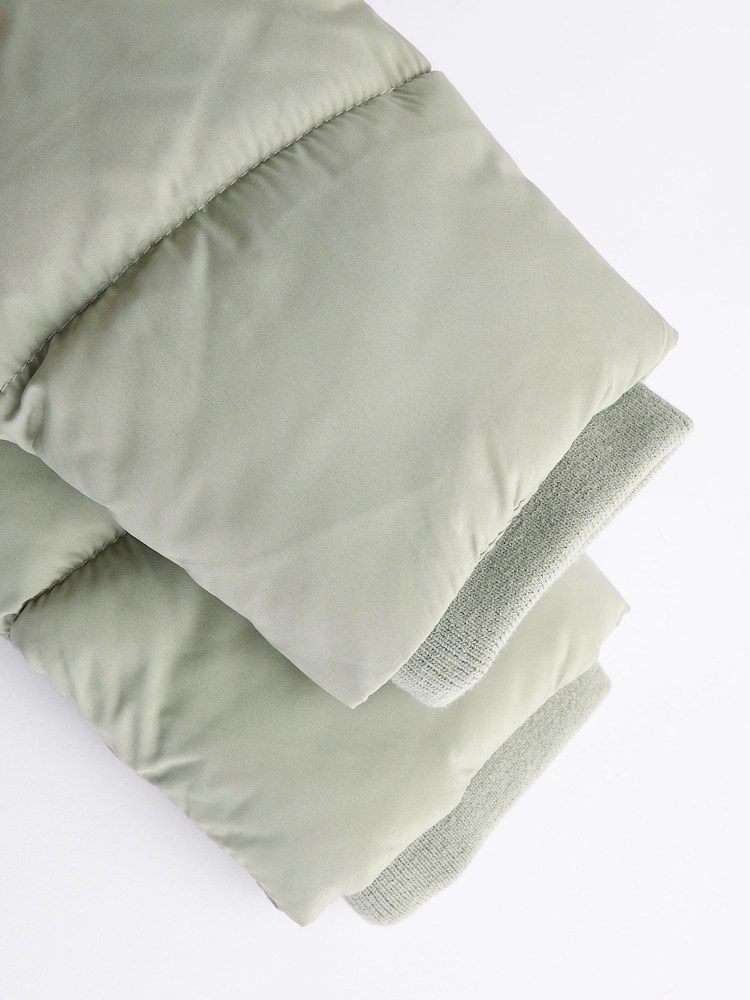 Sage Green Baby Puffer Coat (0mths-2yrs) - Image 7 of 7