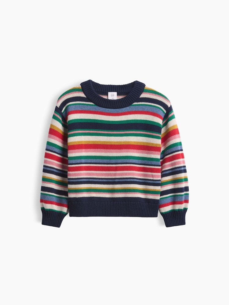 Dungi multicolore - Gap Graphic Crew Jumper (6mths-5yrs) - Imaginea 2 din 4