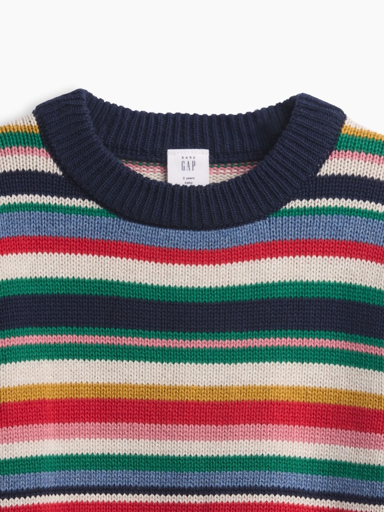 Dungi multicolore - Gap Graphic Crew Jumper (6mths-5yrs) - Imaginea 4 din 4