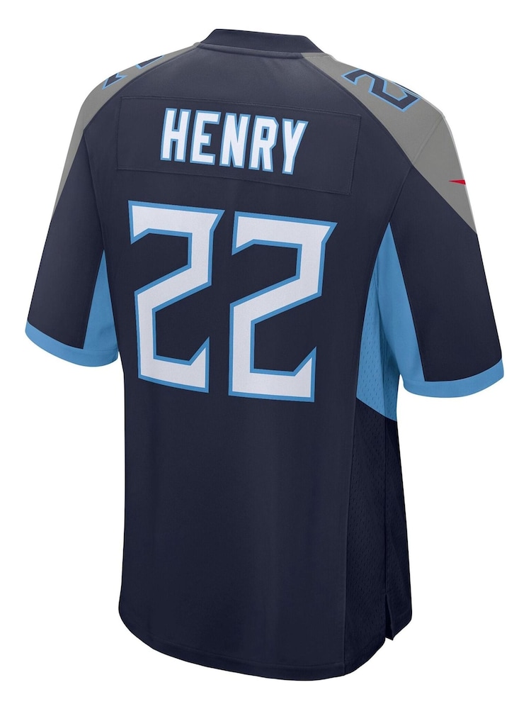 Nike Blue NFL Tennessee Titans Home Game Jersey - Derrick Henry Youth - Image 3 of 3
