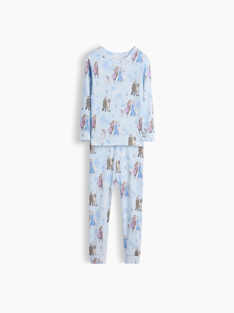 Gap Blue Disney Frozen Pyjamas Set (6mths-5yrs) - Image 1 of 2