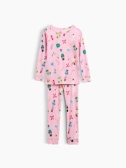 Gap Pink Nutcracker Christmas Pyjamas Set (6mths-5yrs) - Image 2 of 4