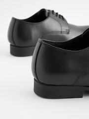 Black Standard Fit (F) School Leather Lace Up Shoes - Image 5 of 5
