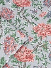 Laura Ashley Slate Grey Tapestry Floral 10M Wallpaper - Image 3 of 4