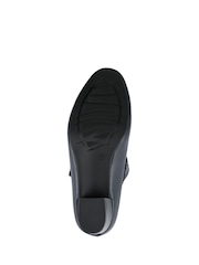 Pavers Blue Wide Fit Touch-Fasten Heeled Mary Janes - Image 5 of 5