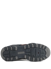Pavers Blue Wide Fit Cushioned Rugged Lace Up Shoes - Image 6 of 6