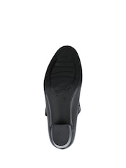 Pavers Black Wide Fit Touch-Fasten Heeled Mary Shoes - Image 5 of 5