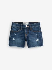 Abercrombie & Fitch Blue Denim Shorts - Image 1 of 5