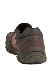 Pavers Brown Wide Fit Cushioned Slip On Shoes - Image 5 of 6